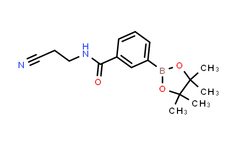 775351-59-2 | N-(2-cyanoethyl)-3-(4,4,5,5-tetramethyl-1,3,2-dioxaborolan-2-yl)benzamide