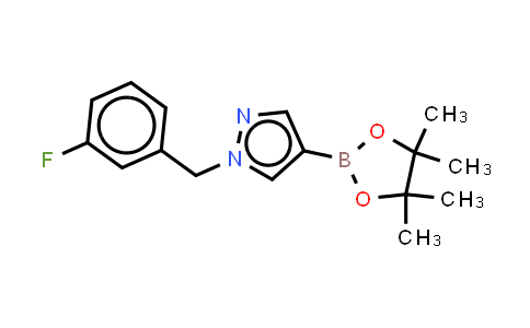 864771-96-0 | 1-[(3-fluorophenyl)methyl]-4-(4,4,5,5-tetramethyl-1,3,2-dioxaborolan-2-yl)pyrazole