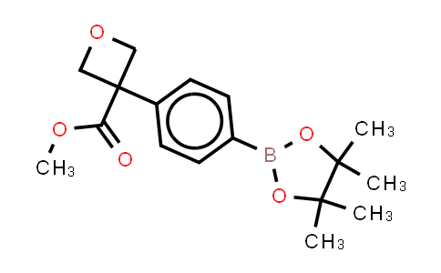 1423702-68-4 | methyl 3-[4-(4,4,5,5-tetramethyl-1,3,2-dioxaborolan-2-yl)phenyl]oxetane-3-carboxylate