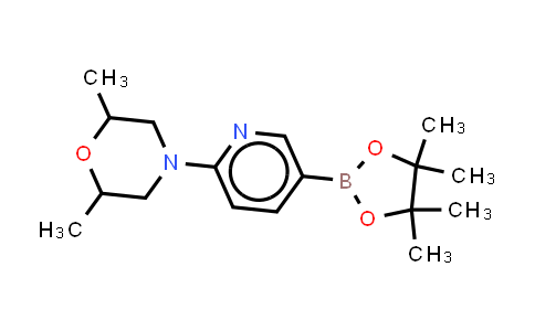 MC841733 | 1937265-38-7 | 2,6-dimethyl-4-[5-(4,4,5,5-tetramethyl-1,3,2-dioxaborolan-2-yl)-2-pyridyl]morpholine