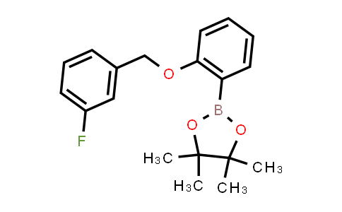 864772-77-0 | 2-[2-[(3-fluorophenyl)methoxy]phenyl]-4,4,5,5-tetramethyl-1,3,2-dioxaborolane