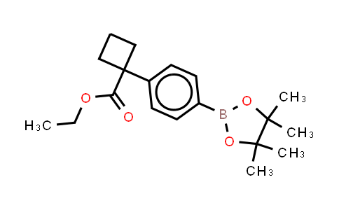 1257213-69-6 | ethyl 1-[4-(4,4,5,5-tetramethyl-1,3,2-dioxaborolan-2-yl)phenyl]cyclobutanecarboxylate