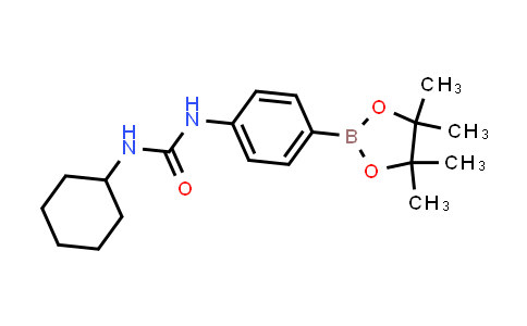 874297-81-1 | 1-cyclohexyl-3-[4-(4,4,5,5-tetramethyl-1,3,2-dioxaborolan-2-yl)phenyl]urea