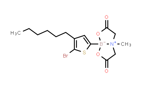 1416241-98-9 | 1-(5-bromo-4-hexyl-2-thienyl)-5-methyl-2,8-dioxa-5-azonia-1-boranuidabicyclo[3.3.0]octane-3,7-dione