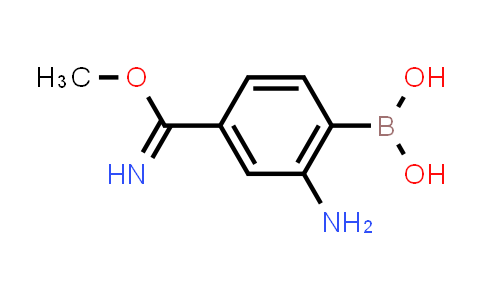 MC841912 | 1217599-60-4 | [2-amino-4-(methoxycarbonimidoyl)phenyl]boronic acid