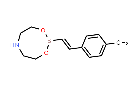 CAS No. 608534-31-2, 2-[2-(p-tolyl)vinyl]-1,3,6,2-dioxazaborocane