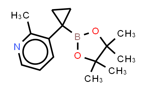 2222866-72-8 | 2-methyl-3-[1-(4,4,5,5-tetramethyl-1,3,2-dioxaborolan-2-yl)cyclopropyl]pyridine