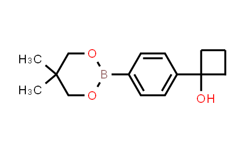 MC842167 | 1467059-89-7 | 1-[4-(5,5-dimethyl-1,3,2-dioxaborinan-2-yl)phenyl]cyclobutan-1-ol