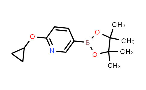 CAS No. 2222333-27-7, 2-(cyclopropoxy)-5-(4,4,5,5-tetramethyl-1,3,2-dioxaborolan-2-yl)pyridine