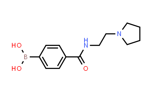 DY842196 | 957103-91-2 | [4-(2-pyrrolidin-1-ylethylcarbamoyl)phenyl]boronic acid