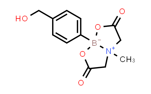 CAS No. 1072960-82-7, 1-[4-(hydroxymethyl)phenyl]-5-methyl-2,8-dioxa-5-azonia-1-boranuidabicyclo[3.3.0]octane-3,7-dione