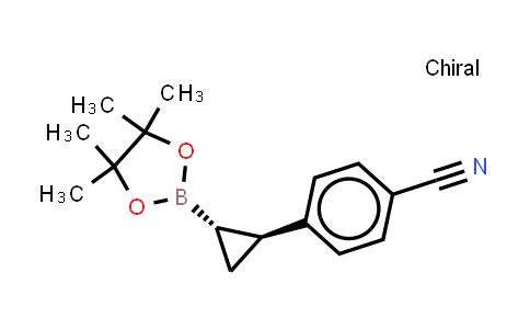 MC842265 | 2735687-81-5 | 4-[(1S,2S)-2-(4,4,5,5-tetramethyl-1,3,2-dioxaborolan-2-yl)cyclopropyl]benzonitrile