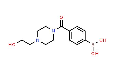 913943-06-3 | [4-[4-(2-hydroxyethyl)piperazine-1-carbonyl]phenyl]boronic acid