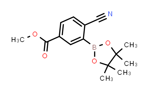 MC842522 | 863868-26-2 | methyl 4-cyano-3-(4,4,5,5-tetramethyl-1,3,2-dioxaborolan-2-yl)benzoate
