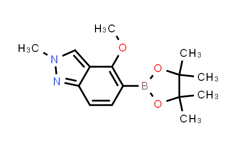 2243949-53-1 | 4-methoxy-2-methyl-5-(4,4,5,5-tetramethyl-1,3,2-dioxaborolan-2-yl)indazole