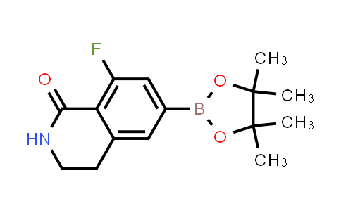 MC842642 | 2857813-83-1 | 8-fluoro-6-(4,4,5,5-tetramethyl-1,3,2-dioxaborolan-2-yl)-3,4-dihydro-2H-isoquinolin-1-one