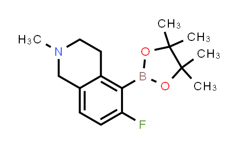 MC842658 | 2820542-62-7 | 6-fluoro-2-methyl-5-(4,4,5,5-tetramethyl-1,3,2-dioxaborolan-2-yl)-3,4-dihydro-1H-isoquinoline