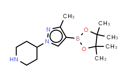 DY842662 | 2223050-14-2 | 4-[3-methyl-4-(tetramethyl-1,3,2-dioxaborolan-2-yl)-1H-pyrazol-1-yl]piperidine