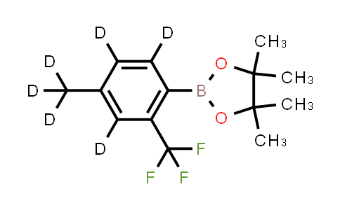 2256705-68-5 | 4,4,5,5-tetramethyl-2-[2,3,5-trideuterio-4-(trideuteriomethyl)-6-(trifluoromethyl)phenyl]-1,3,2-dioxaborolane