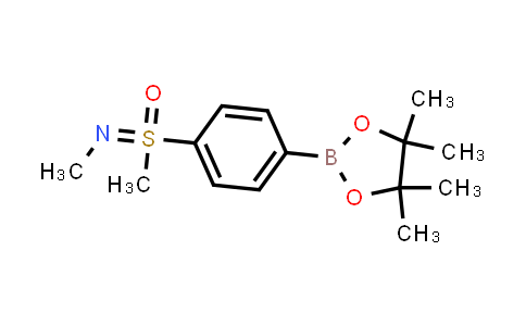 2796248-47-8 | methyl-methylimino-oxo-[4-(4,4,5,5-tetramethyl-1,3,2-dioxaborolan-2-yl)phenyl]-sulfane