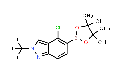 MC842710 | 2866167-86-2 | 4-chloro-5-(4,4,5,5-tetramethyl-1,3,2-dioxaborolan-2-yl)-2-(trideuteriomethyl)indazole