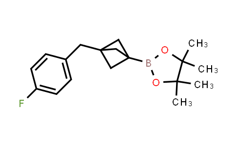 2826263-59-4 | 2-[3-[(4-fluorophenyl)methyl]-1-bicyclo[1.1.1]pentanyl]-4,4,5,5-tetramethyl-1,3,2-dioxaborolane