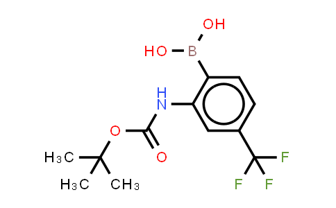 879609-79-7 | 2-(tert-butoxycarbonylamino)-4-(trifluoromethyl)phenylboronic acid