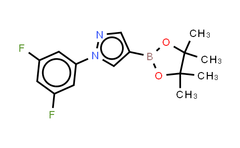 1402174-49-5 | 1-(3,5-difluorophenyl)-4-(4,4,5,5-tetramethyl-1,3,2-dioxaborolan-2-yl)pyrazole