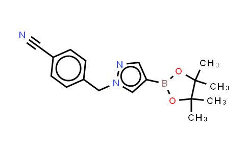 1205683-41-5 | 4-[[4-(4,4,5,5-tetramethyl-1,3,2-dioxaborolan-2-yl)pyrazol-1-yl]methyl]benzonitrile