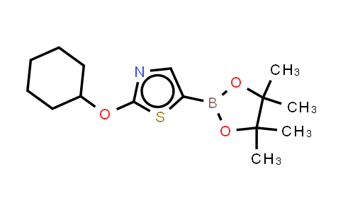 1352652-25-5 | 2-(cyclohexyloxy)thiazole-5-boronic acid pinacol ester