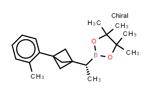 MC842908 | 2411968-39-1 | 4,4,5,5-テトラメチル-2-[(1R)-1-[3-(o-トリル)-1-ビシクロ[1.1.1]ペンタニル]エチル]-1,3,2-ジオキサボロラン