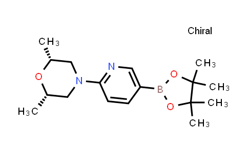 1684430-48-5 | cis-2,6-dimethyl-4-[5-(4,4,5,5-tetramethyl-1,3,2-dioxaborolan-2-yl)-2-pyridyl]morpholine