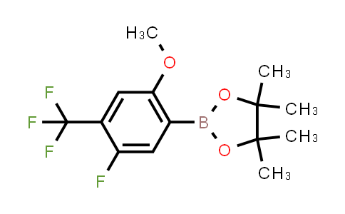 2311855-36-2 | 2-[5-fluoro-2-methoxy-4-(trifluoromethyl)phenyl]-4,4,5,5-tetramethyl-1,3,2-dioxaborolane