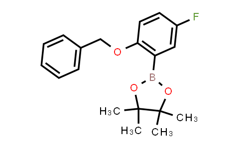 779331-48-5 | 2-(2-benzyloxy-5-fluoro-phenyl)-4,4,5,5-tetramethyl-1,3,2-dioxaborolane
