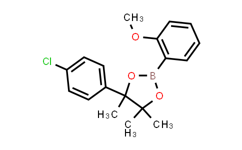 98529-06-7 | 4-(4-chlorophenyl)-2-(2-methoxyphenyl)-4,5,5-trimethyl-1,3,2-dioxaborolane