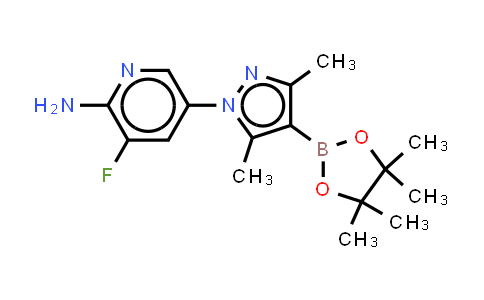2746447-22-1 | 5-[3,5-dimethyl-4-(4,4,5,5-tetramethyl-1,3,2-dioxaborolan-2-yl)pyrazol-1-yl]-3-fluoro-pyridin-2-amine