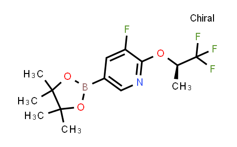 MC843102 | 2281841-13-0 | 3-fluoro-5-(4,4,5,5-tetramethyl-1,3,2-dioxaborolan-2-yl)-2-[(1R)-2,2,2-trifluoro-1-methyl-ethoxy]pyridine