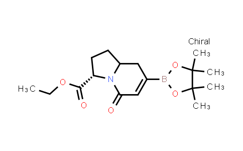 2759933-96-3 | ethyl (3S)-5-oxo-7-(4,4,5,5-tetramethyl-1,3,2-dioxaborolan-2-yl)-2,3,8,8a-tetrahydro-1H-indolizine-3-carboxylate