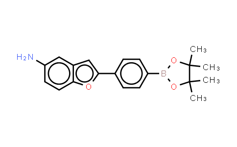 942590-07-0 | 2-[4-(4,4,5,5-tetramethyl-1,3,2-dioxaborolan-2-yl)phenyl]-5-aminobenzofurane