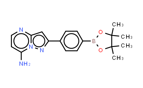MC843115 | 942589-66-4 | 2-(4-(4,4,5,5-tetramethyl-1,3,2-dioxaborolan-2-yl)phenyl)pyrazolo[1,5-a]pyrimidin-7-amine