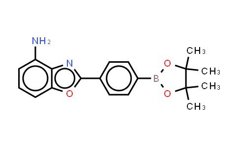 MC843117 | 942589-84-6 | 2-[4-(4,4,5,5-tetramethyl-1,3,2-dioxaborolan-2-yl)phenyl]-4-aminobenzo[d]oxazole