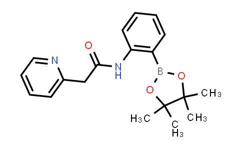 2246849-95-4 | 2-(2-pyridyl)-N-[2-(4,4,5,5-tetramethyl-1,3,2-dioxaborolan-2-yl)phenyl]acetamide
