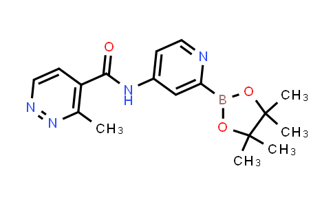 MC843226 | 2246620-87-9 | 3-methyl-N-[2-(4,4,5,5-tetramethyl-1,3,2-dioxaborolan-2-yl)-4-pyridyl]pyridazine-4-carboxamide