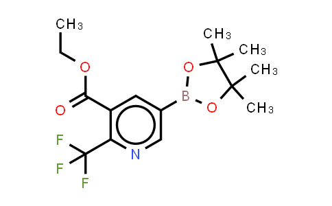 2304635-56-9 | ethyl 5-(4,4,5,5-tetramethyl-1,3,2-dioxaborolan-2-yl)-2-(trifluoromethyl)pyridine-3-carboxylate