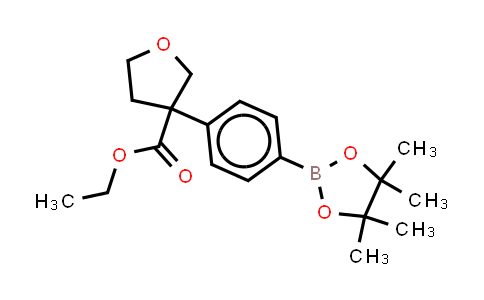 2749519-01-3 | ethyl 3-[4-(4,4,5,5-tetramethyl-1,3,2-dioxaborolan-2-yl)phenyl]tetrahydrofuran-3-carboxylate