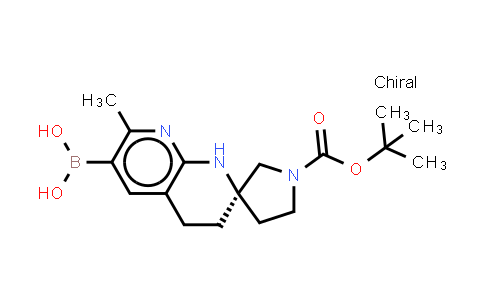 2755893-72-0 | [(7R)-1'-tert-butoxycarbonyl-2-methyl-spiro[6,8-dihydro-5H-1,8-naphthyridine-7,3'-pyrrolidine]-3-yl]boronic acid