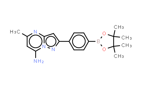 942589-62-0 | 5-methyl-2-(4-(4,4,5,5-tetramethyl-1,3,2-dioxaborolan-2-yl)phenyl)pyrazolo[1,5-a]pyrimidin-7-amine