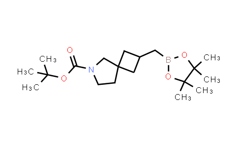 2681279-61-6 | tert-butyl 2-[(4,4,5,5-tetramethyl-1,3,2-dioxaborolan-2-yl)methyl]-6-azaspiro[3.4]octane-6-carboxylate