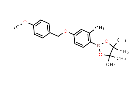 MC843435 | 2639372-93-1 | 2-[4-[(4-methoxyphenyl)methoxy]-2-methyl-phenyl]-4,4,5,5-tetramethyl-1,3,2-dioxaborolane