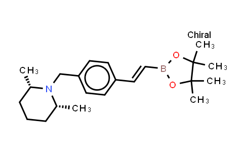 MC843443 | 1247001-56-4 | cis-2,6-dimethyl-1-[[4-[(E)-2-(4,4,5,5-tetramethyl-1,3,2-dioxaborolan-2-yl)vinyl]phenyl]methyl]piperidine